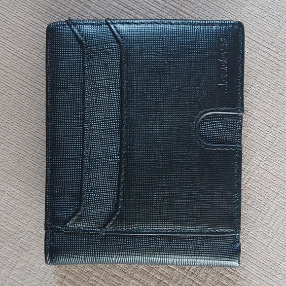 Other - Black Leather Mens Wallet